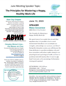 ABWA June Newsletter